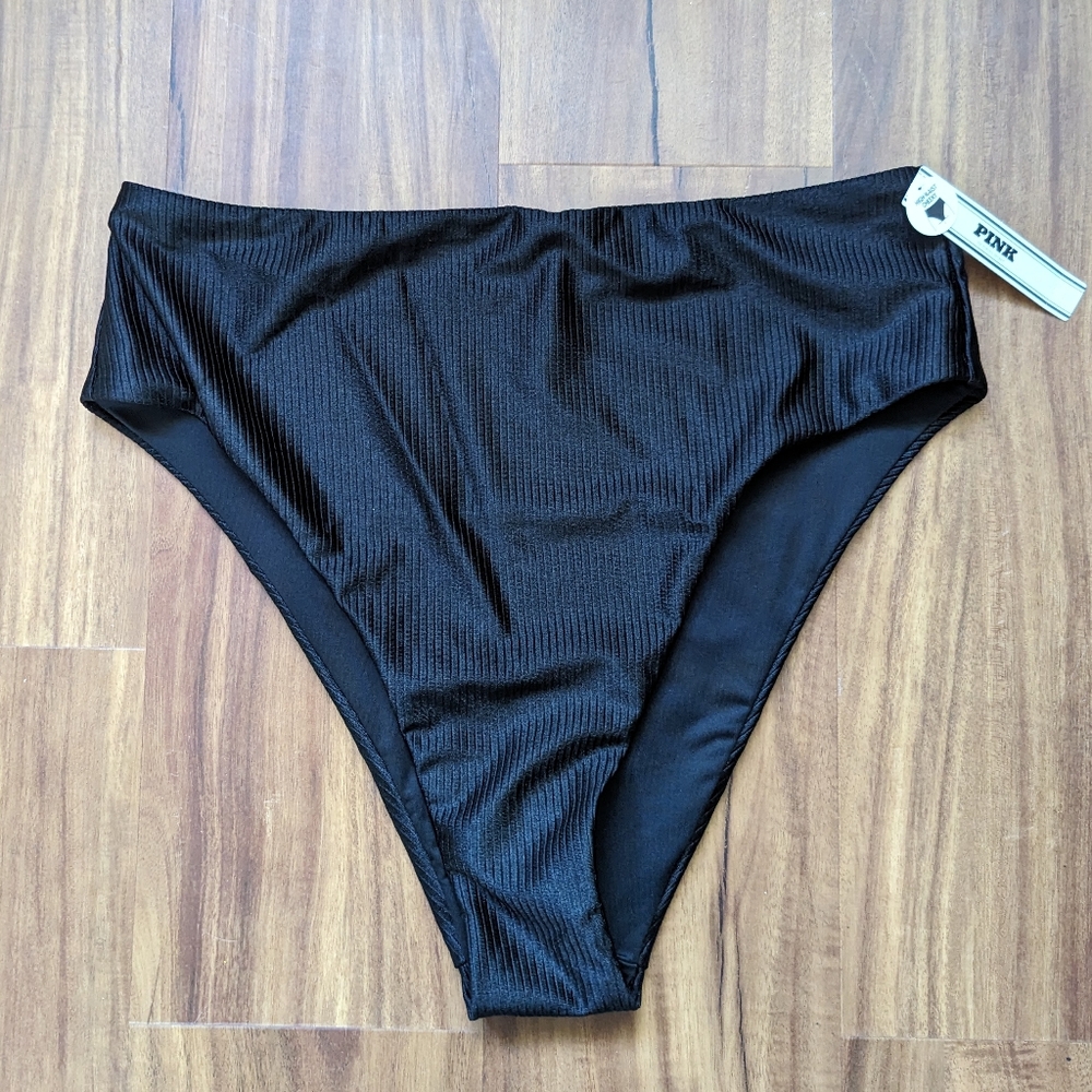 High waisted cheeky bikini bottom